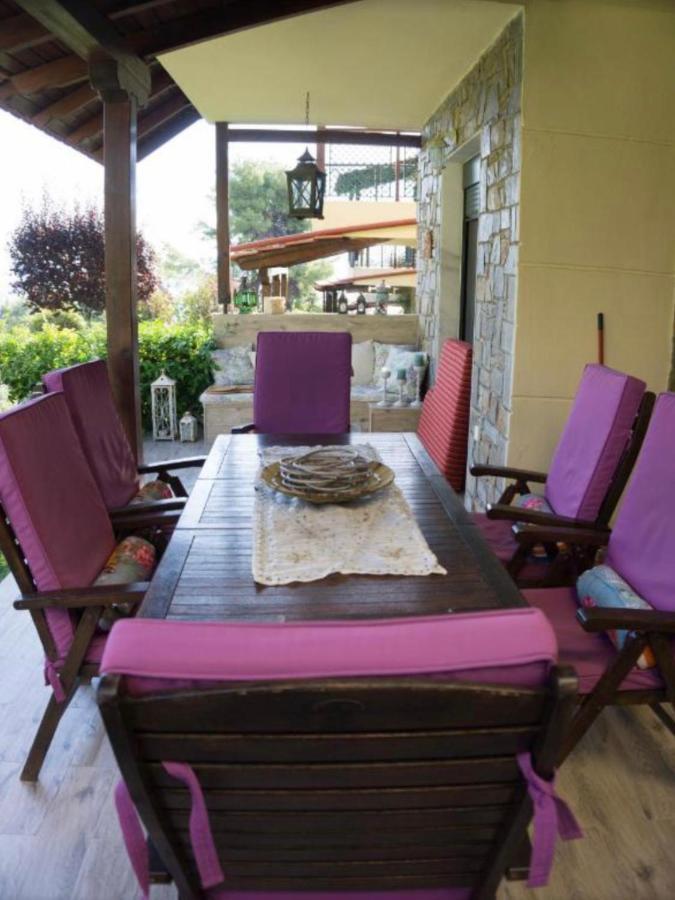 Amazing Villa With Views Sea In Paliouri Exterior photo